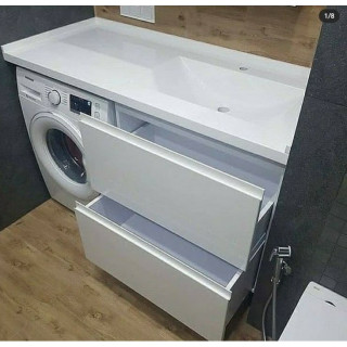 Умывальник в ванную со столешницей Flat 120