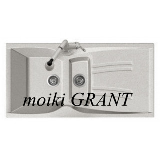 Гранитная мойка Grant Gallant светло-серая