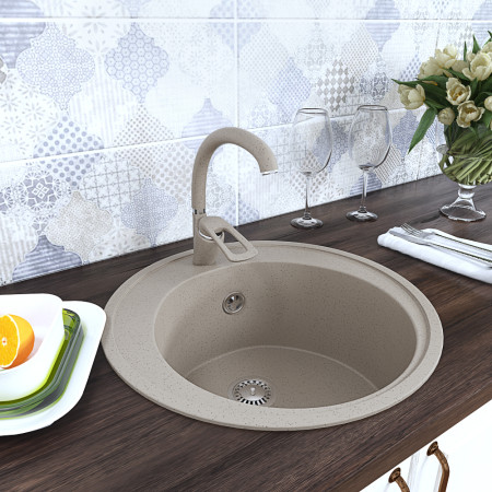 Гранитная мойка Grant Crystal сахара круглая