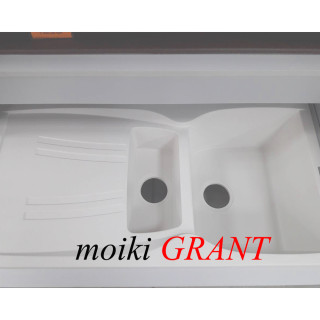 Гранитная мойка Grant Gallant белая