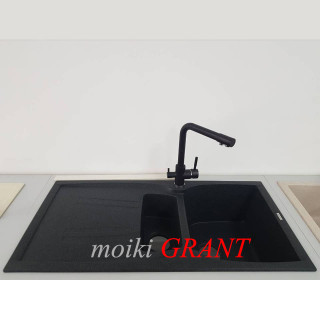 Гранитная мойка Grant Gallant черная