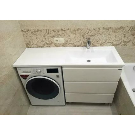 Умывальник в ванную со столешницей Flat 120